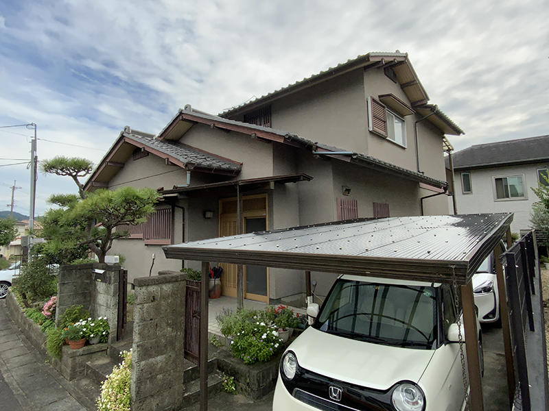 屋根・外壁リフォーム施工前　外壁｜滋賀でリフォームするなら匠工房