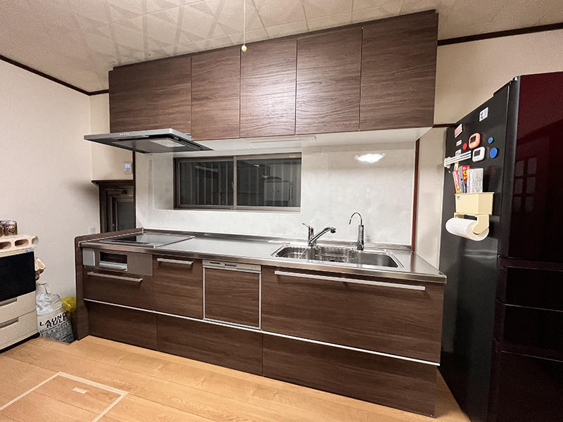 湖南市キッチンリフォーム施工事例