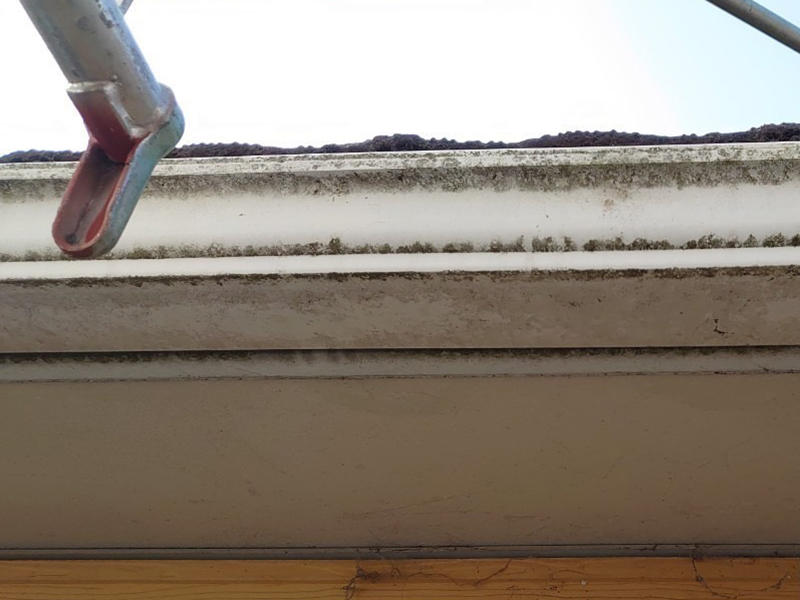 外壁塗装リフォーム施工前　雨樋｜滋賀でリフォームするなら匠工房