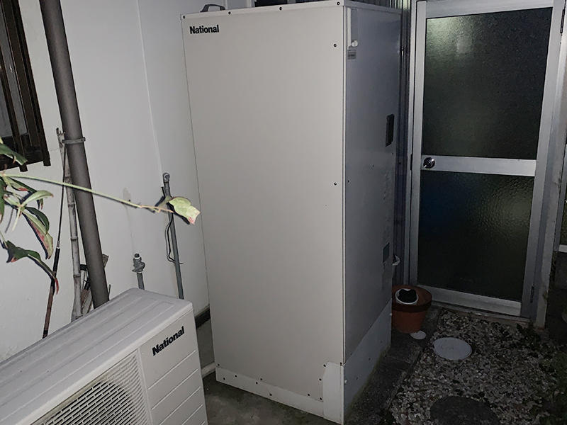 エコキュートリフォーム施工前　エコキュート｜滋賀でリフォームするなら匠工房