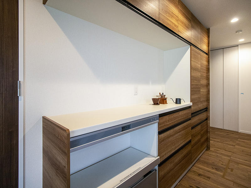 新築注文住宅完成　カップボード｜滋賀で家を建てるなら匠工房