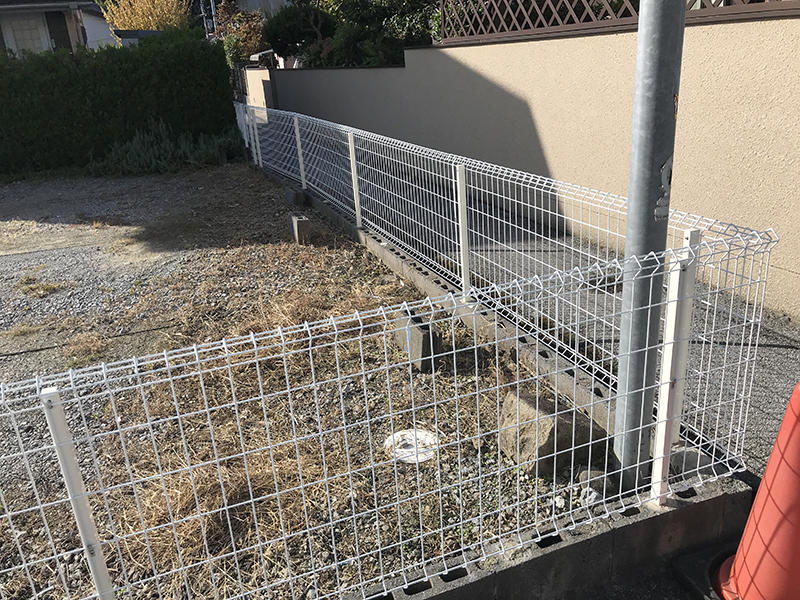 フェンスリフォーム完成　フェンス｜滋賀でリフォームするなら匠工房