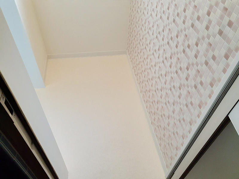 お風呂リフォーム完成 脱衣室|滋賀でリフォームするなら匠工房