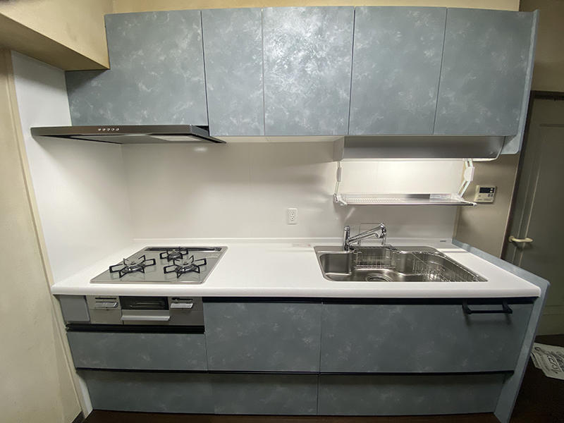 キッチンリフォーム完成　システムキッチン｜滋賀でリフォームするなら匠工房