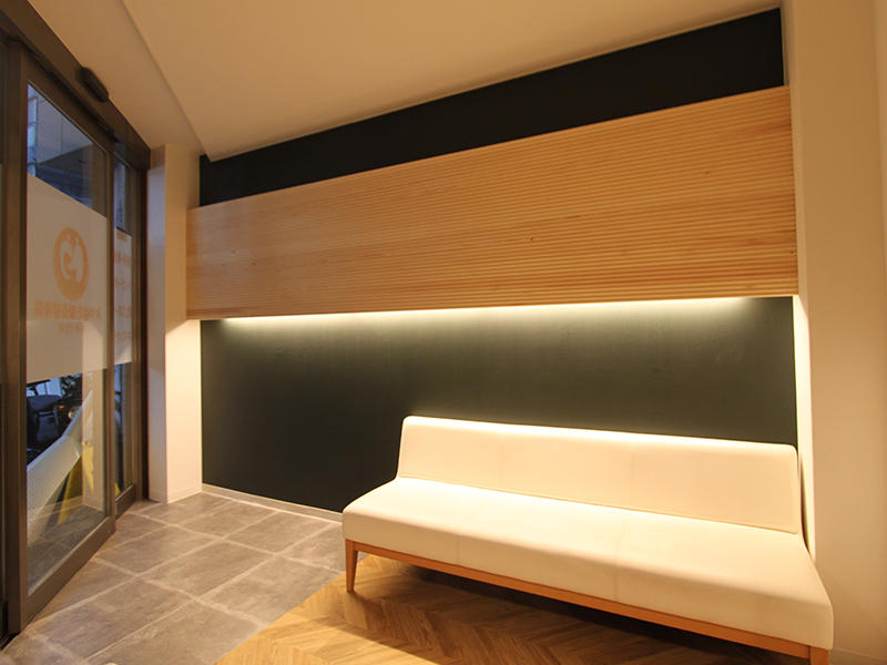 店舗リフォーム完成　間接照明で落ち着いた空間に｜京都でリフォームするなら匠工房