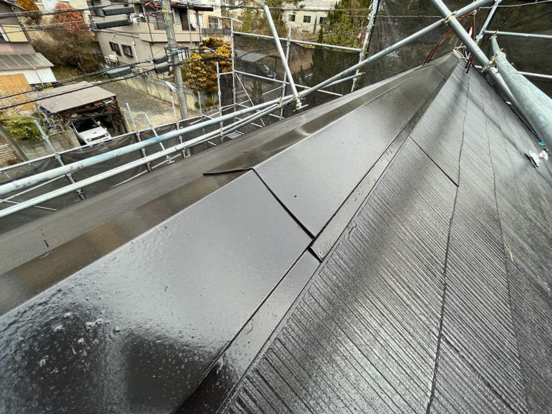 屋根塗装リフォーム完成　屋根：R-12｜滋賀でリフォームするなら匠工房