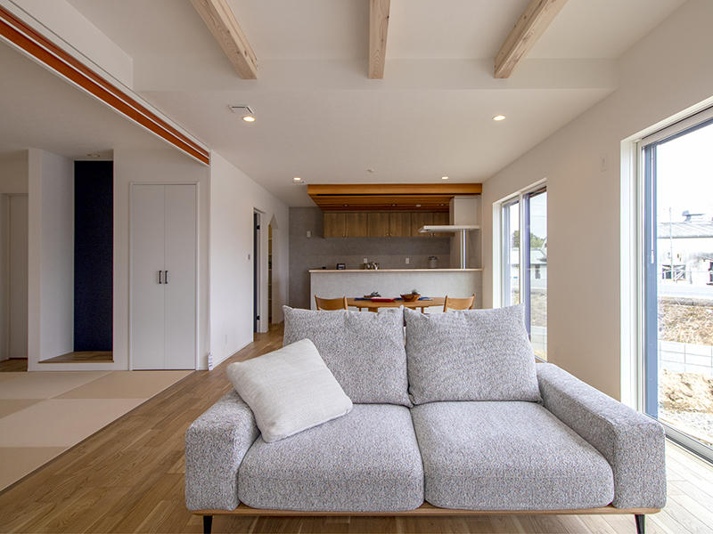 注文住宅新築完成　梁見せ｜滋賀で家を建てるなら匠工房