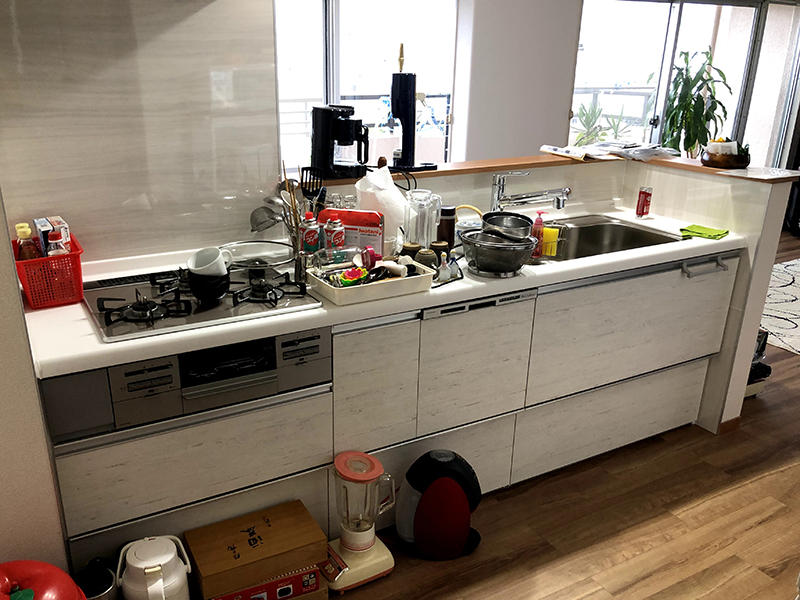 キッチン　クリナップ　ラクエラ