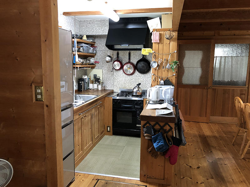 キッチンリフォーム施工前　Ｌ型キッチン｜滋賀でリフォームするなら匠工房