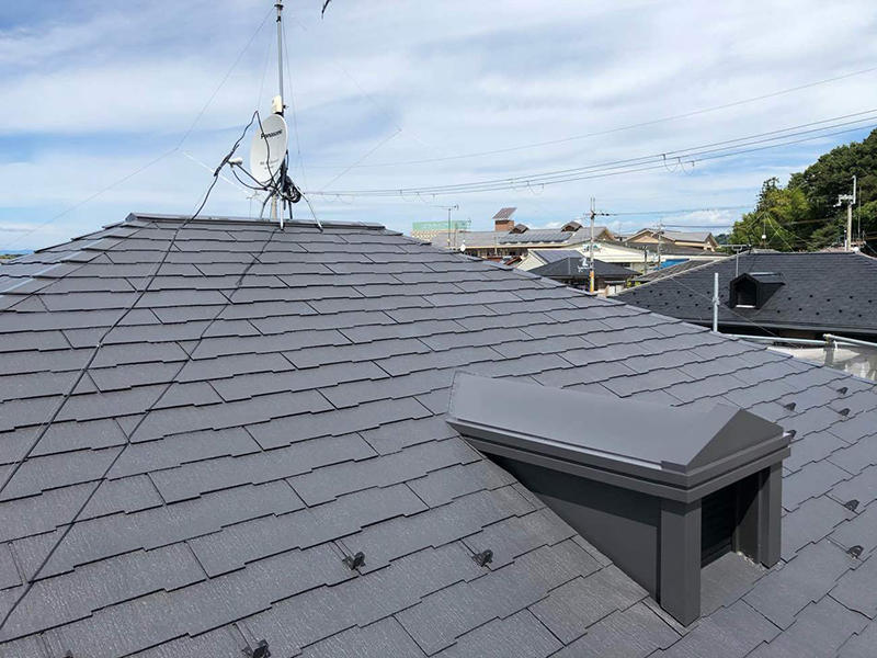 屋根リフォーム完成 屋根塗装|滋賀でリフォームするなら匠工房