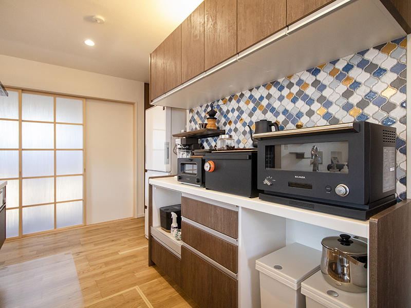 注文住宅新築完成　カップボード｜滋賀で家を建てるなら匠工房