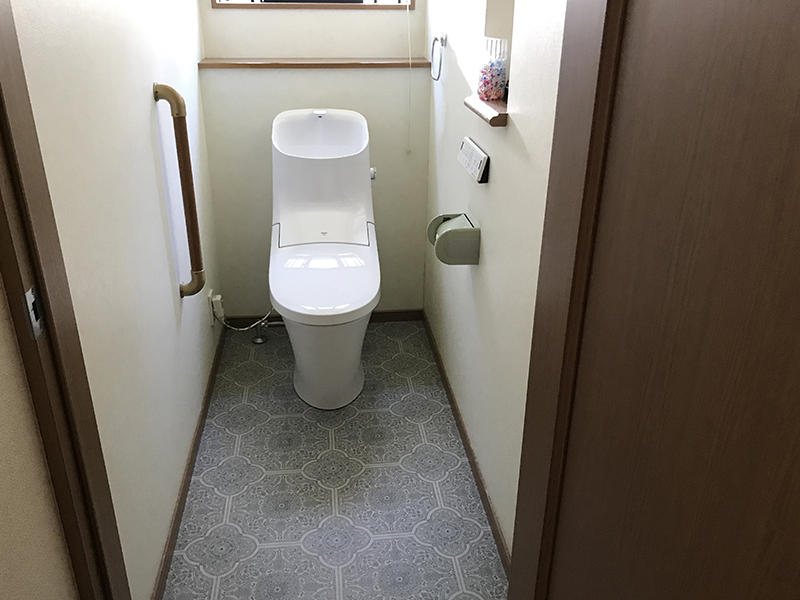 湖南市トイレリフォーム施工事例