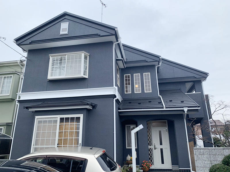 大津市外壁塗装リフォーム施工事例