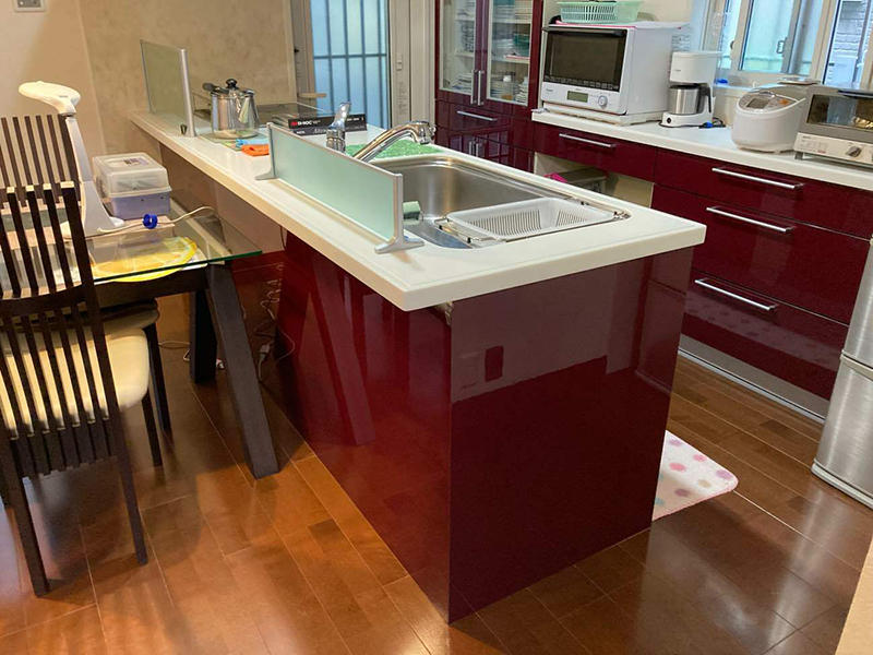 キッチンリフォーム施工前　キッチン｜滋賀でリフォームするなら匠工房