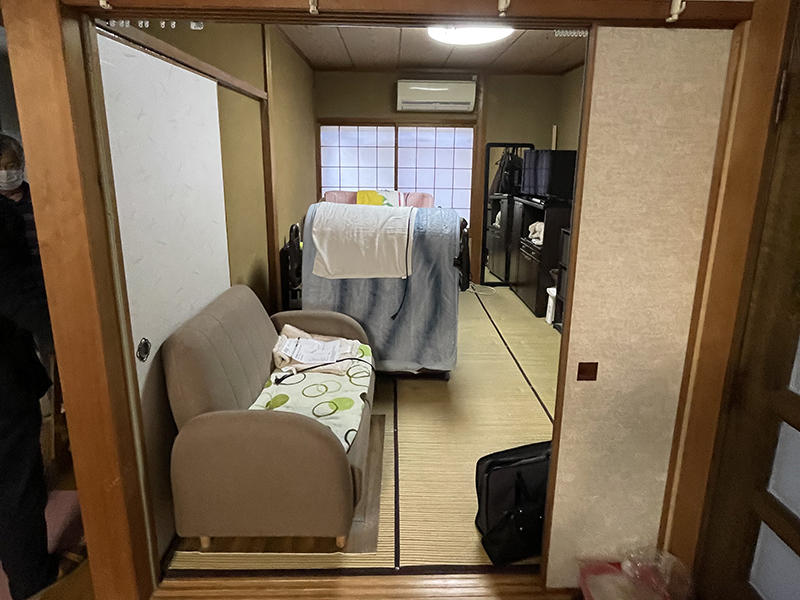 お風呂リフォーム施工前　和室入口｜滋賀でリフォームするなら匠工房