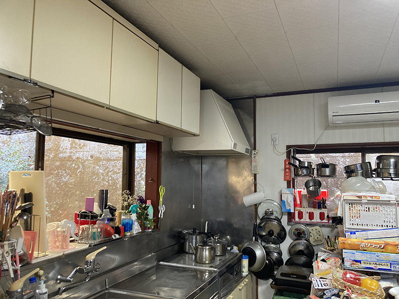 キッチンリフォーム施工前　キッチン｜滋賀でリフォームするなら匠工房