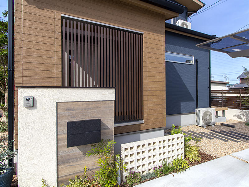 注文住宅新築完成　エントランス｜滋賀で家を建てるなら匠工房