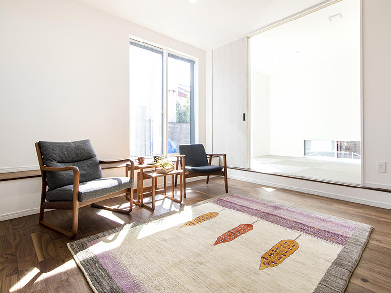 注文住宅新築完成　サンクンリビング｜滋賀で家を建てるなら匠工房