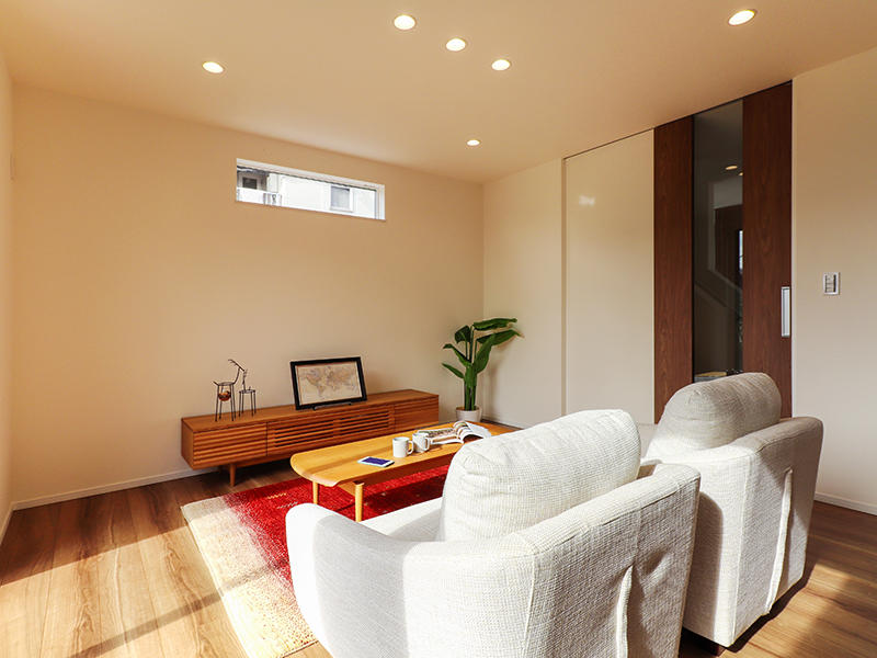 注文住宅新築完成　リビング｜滋賀で家を建てるなら匠工房