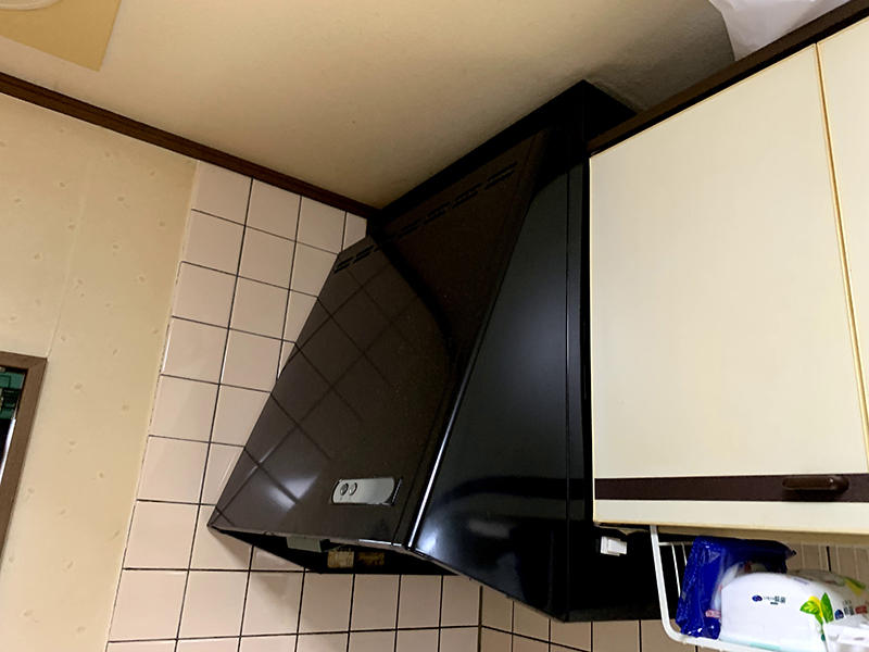 レンジフードリフォーム施工前　レンジフード｜滋賀でリフォームするなら匠工房