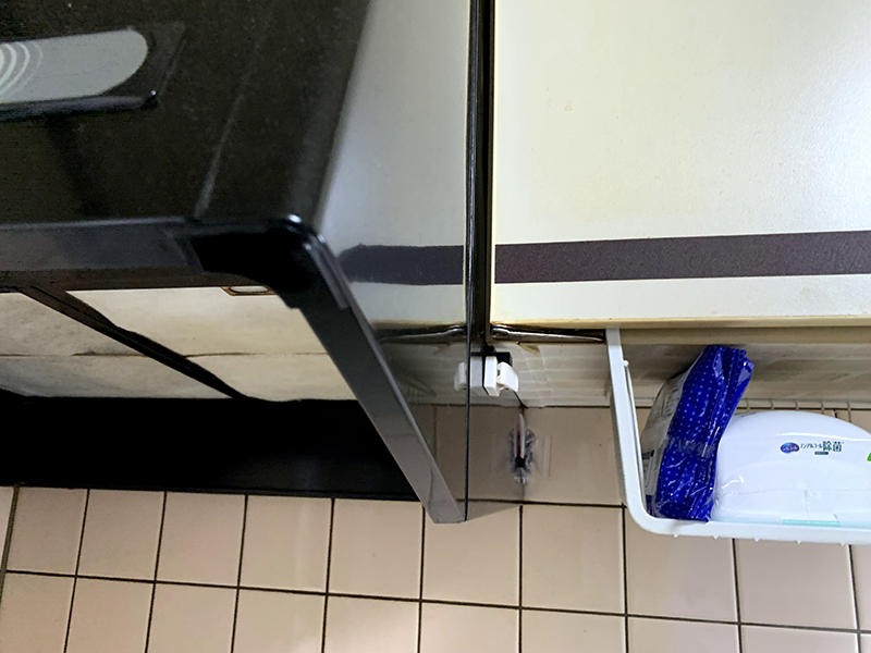 レンジフードリフォーム施工前　換気扇の取り合い｜滋賀でリフォームするなら匠工房
