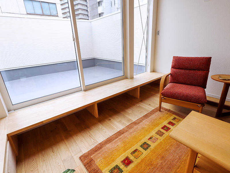 二世帯住宅フォーセンス新築完成｜縁側を配置