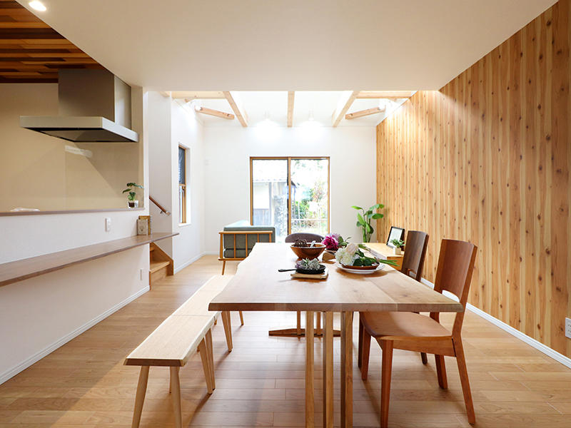 新築フォーセンス完成　リビング・ダイニング・キッチン｜滋賀で家を建てるなら匠工房