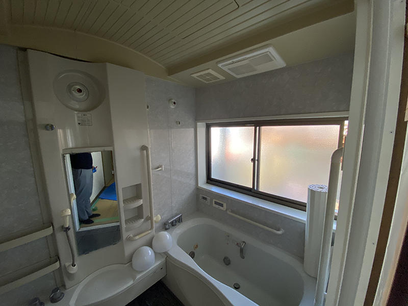 お風呂リフォーム施工前 ユニットバス|滋賀でリフォームするなら匠工房