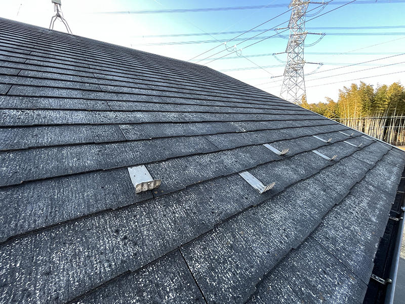屋根塗装リフォーム施工前　屋根｜滋賀でリフォームするなら匠工房