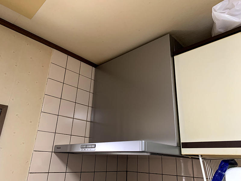 レンジフードリフォーム完成　レンジフード｜滋賀でリフォームするなら匠工房