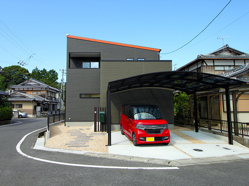 新築フォーセンス完成　外構｜滋賀で家を建てるなら匠工房