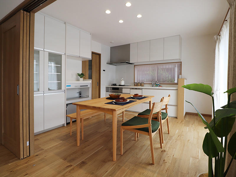 新築フォーセンス完成　キッチン・ダイニング｜滋賀で家を建てるなら匠工房