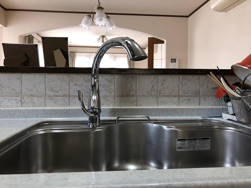 キッチン水栓リフォーム完成　キッチン水栓　グローエ　32668000｜滋賀でリフォームするなら匠工房