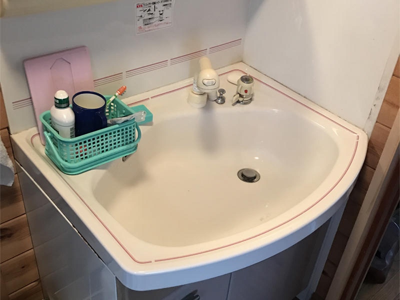 洗面台　施工事例　滋賀　草津市