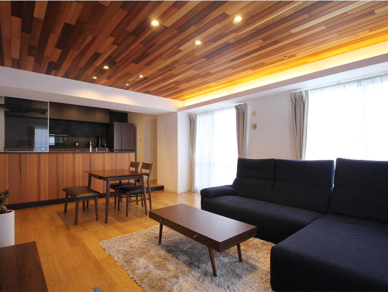 マンションリフォーム完成　リビング・ダイニング｜滋賀でリフォームするなら匠工房