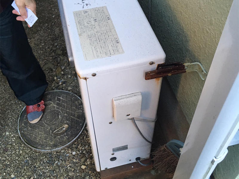 給湯器　施工事例　エコジョーズ　滋賀