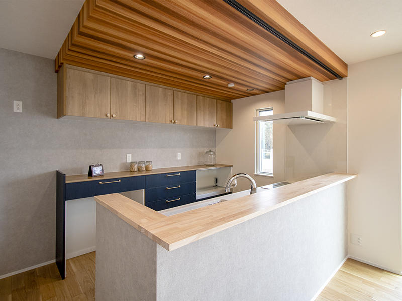 注文住宅新築完成　キッチンスペース｜滋賀で家を建てるなら匠工房