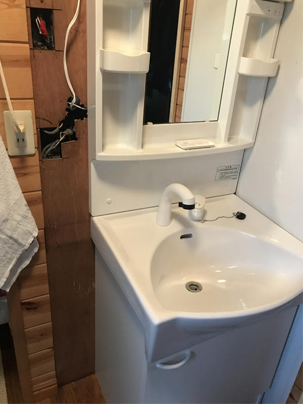 ハウステック　洗面台　QV　水栓