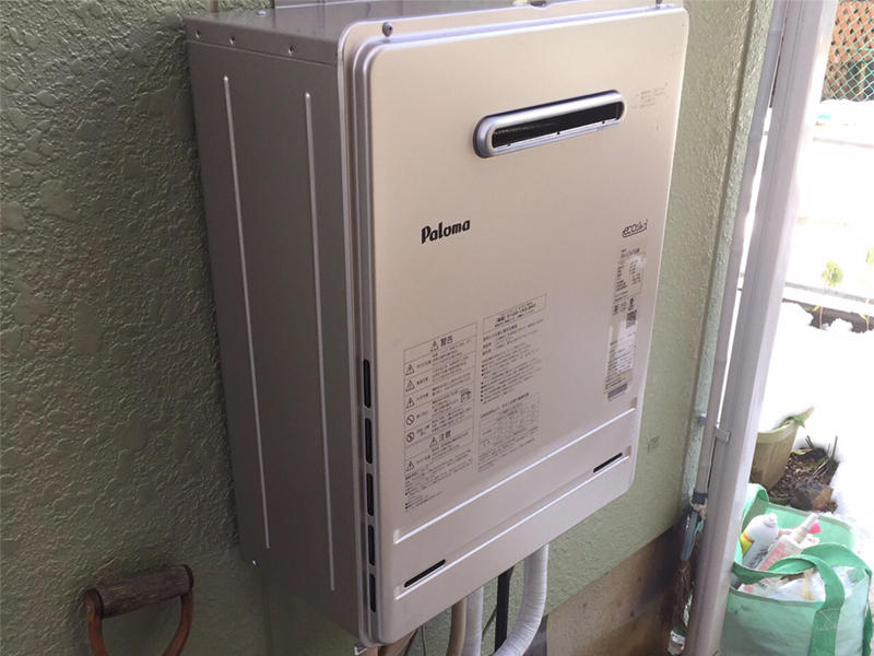 給湯器　施工事例　滋賀　近江八幡市