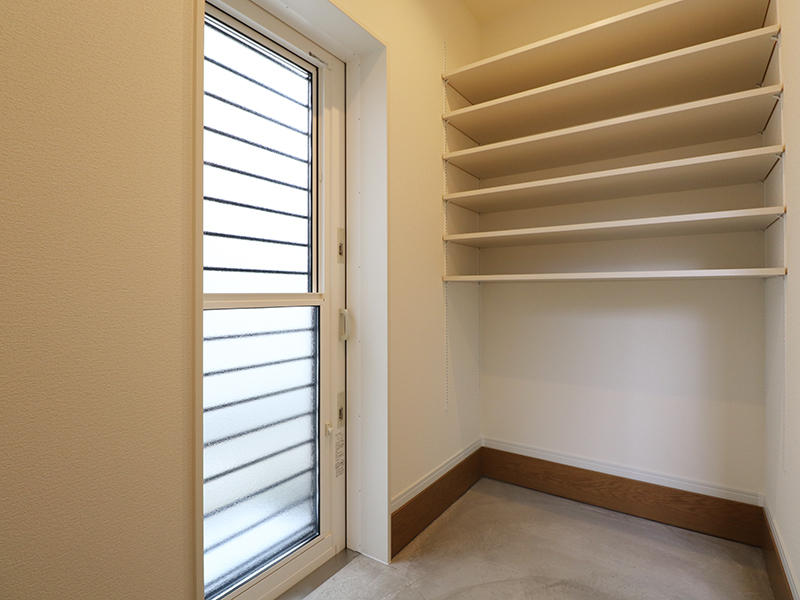 新築フォーセンス完成　土間収納スペース｜滋賀で家を建てるなら匠工房