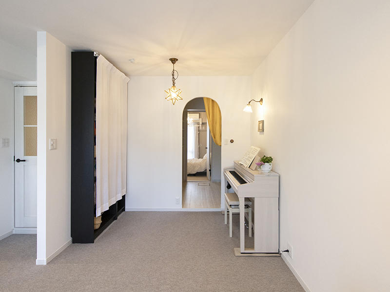 マンションリフォーム完成　リビング・WIC・ベッドルームが回遊できるように｜滋賀でリフォームするなら匠工房