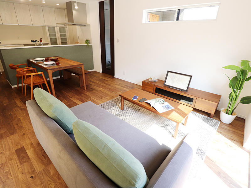 新築フォーセンス完成　リビング・ダイニング・キッチン｜滋賀で家を建てるなら匠工房