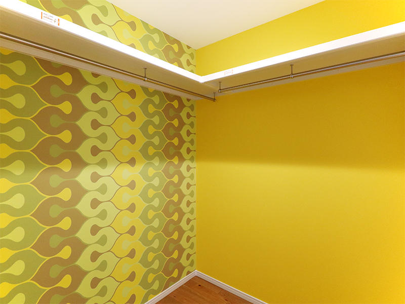 フォーセンス新築完成　アクセントクロス　TOKIWA　TDE50101｜滋賀で家を建てるなら匠工房