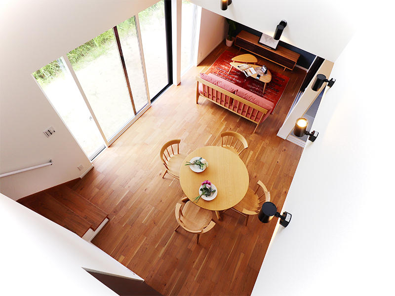 フォーセンス新築完成　吹き抜け｜滋賀で家を建てるなら匠工房