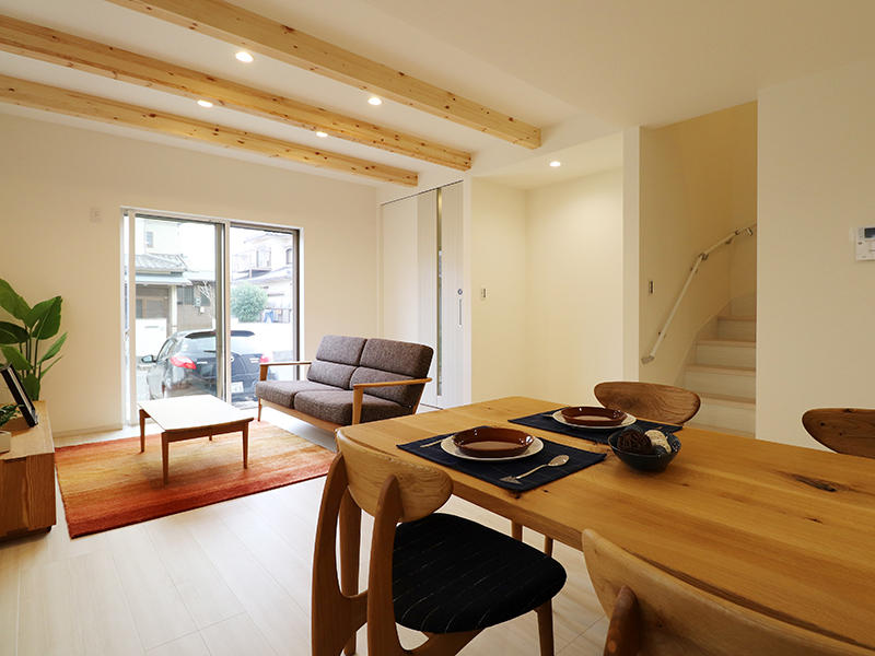 フォーセンス完成　リビング・ダイニング｜滋賀で新築建てるなら匠工房