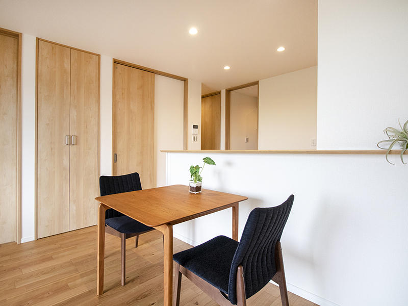 新築注文住宅完成1階　ダイニング｜滋賀で家を建てる匠工房