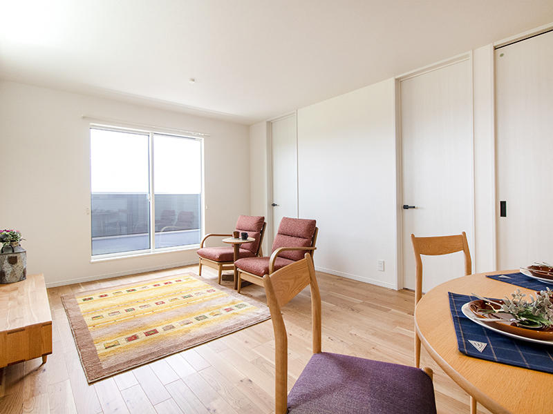 新築注文住宅完成2階　奥には洋室｜滋賀で家を建てる匠工房