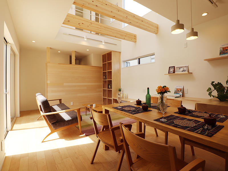 フォーセンス新築　リビング・ダイニング｜滋賀で家を建てるなら匠工房