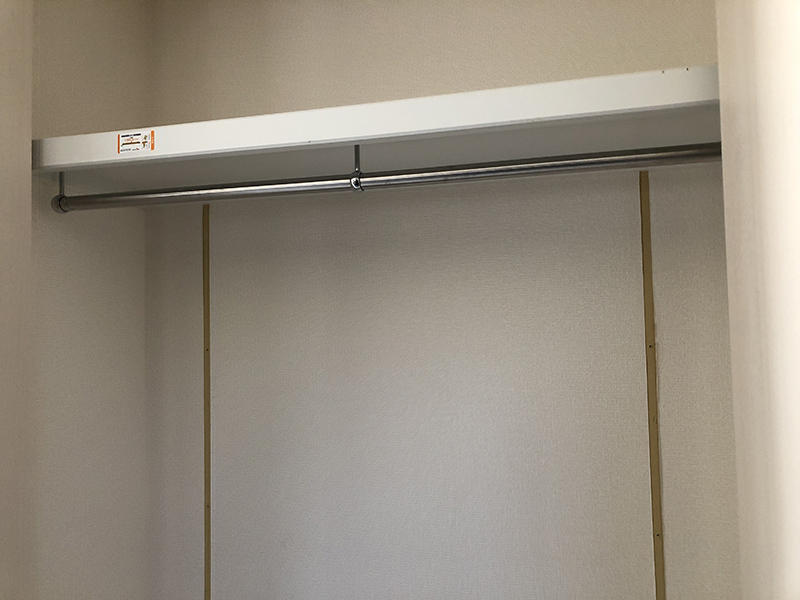 クローゼットリフォーム施工前　パイプハンガー取付け予定｜滋賀でリフォームするなら匠工房