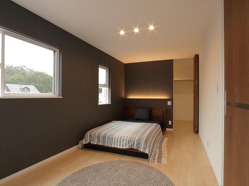 寝室　アクセントクロス